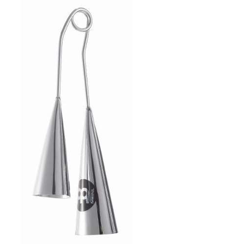 Meinl Percussion STBAG2-CH Tonally Matched Chrome Finish Steel Handheld A-Go-Go Bells, Large