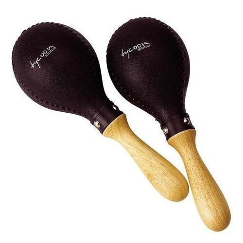 Tycoon Percussion Black Plastic Maracas