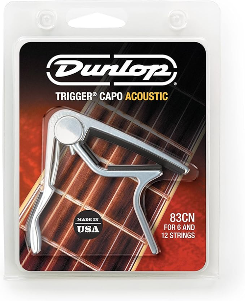 Dunlop Trigger Curved Guitar Capo - Nickel