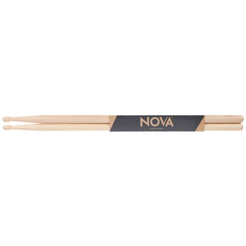Nova Hickory Drumsticks - 7A Wood Tip Nova Hickory Drumsticks - 7A Wood Tip