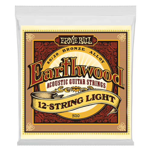 Ernie Ball Earthwood 80/20 Bronze Acoustic String Set - 12-string - Light (9-46)