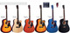 Rollins 41" Cutaway Electric Acoustic Guitars - Assorted Colours