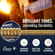 Elixir Nanoweb Phosphor Bronze Acoustic Guitar Strings - Custom Light (11-52)