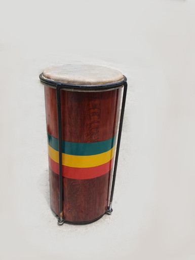 ケテドラム　NYABINGHI DRUM Vtg Forte Percussion Akete/repeater Nyabinghi Rastafarian Hand