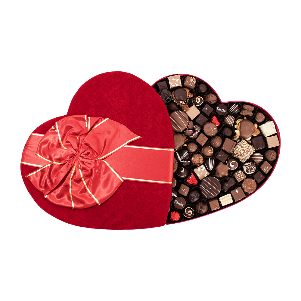 3 Pound Heart Box - Van Otis Chocolates