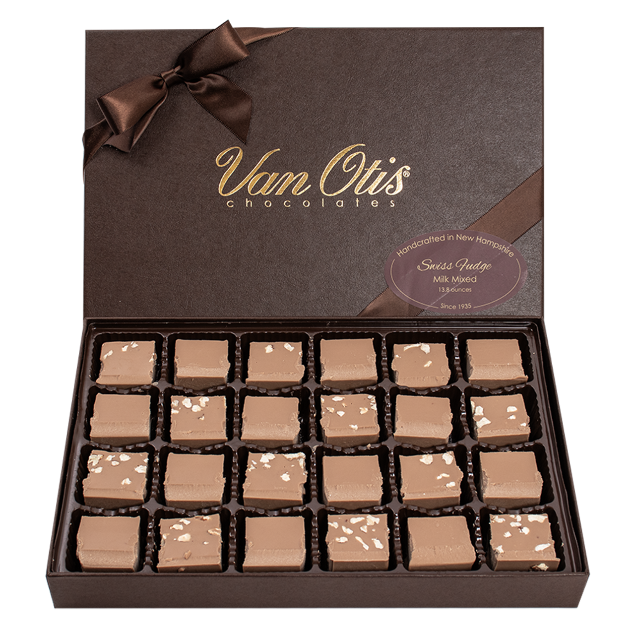 World Famous Swiss Fudge - Traditional Swiss Fudge - Van Otis Chocolates