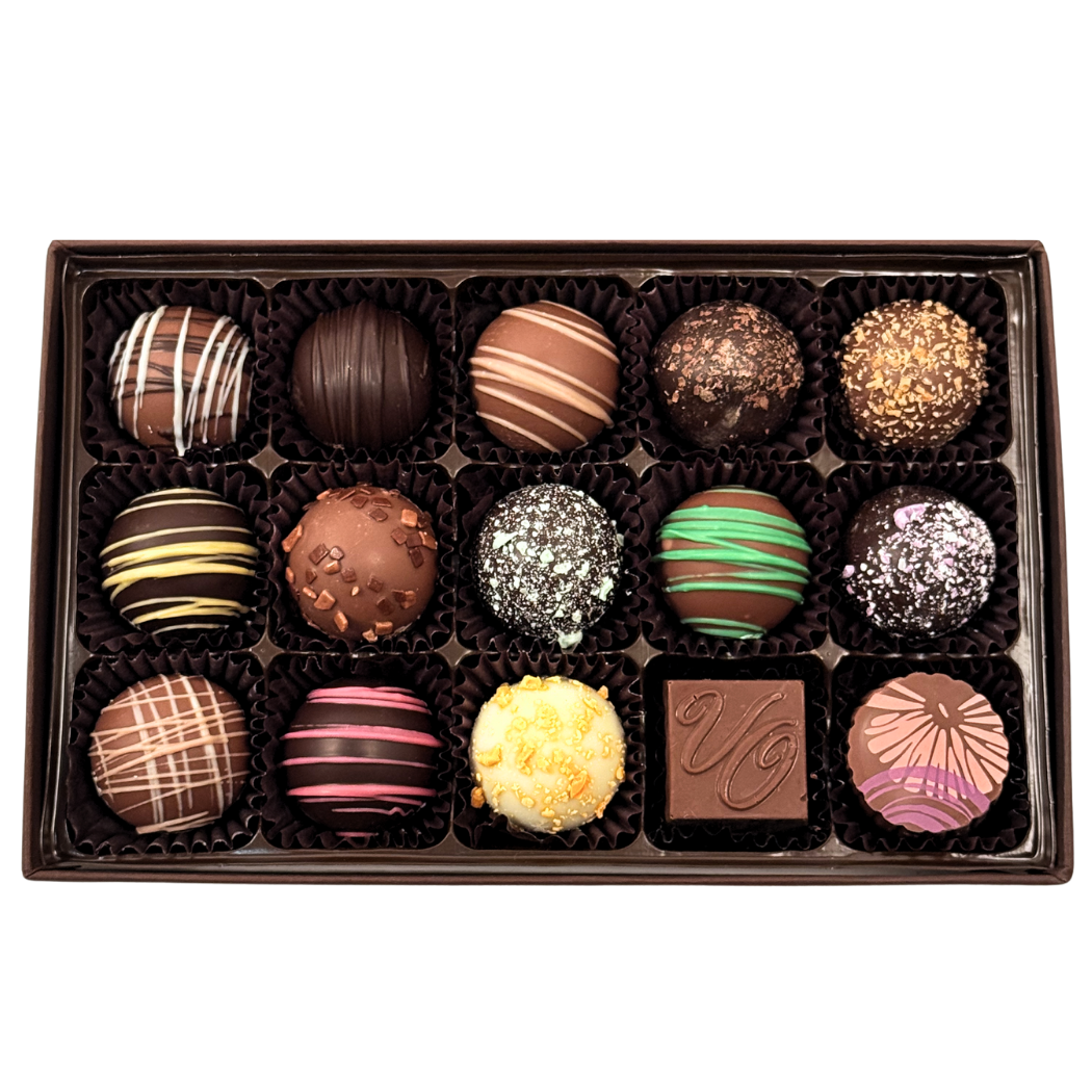 Assorted Gourmet Truffles | Classic Van Otis Chocolates Box - Van