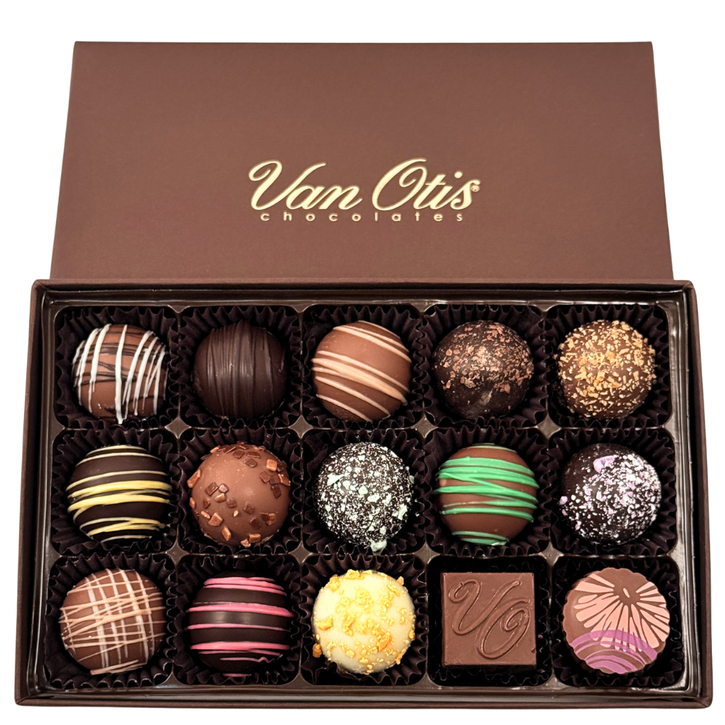Assorted Gourmet Truffles | Classic Van Otis Chocolates Box - Van