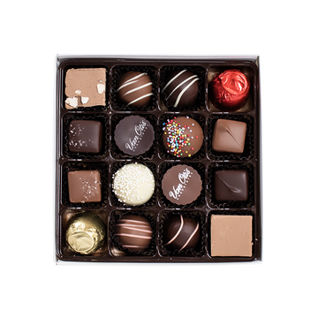 Thank You  Floral Box 16pc Assorted Chocolates