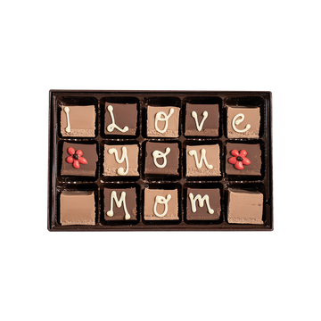 I Love You Mom! Custom Swiss Fudge