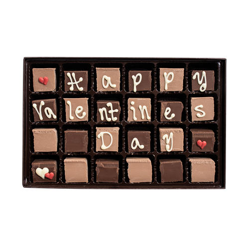 Happy Valentine's Day - Custom Swiss Fudge Box