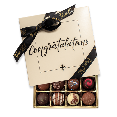 16 Piece Assorted Truffles | Congratulations Gift Box