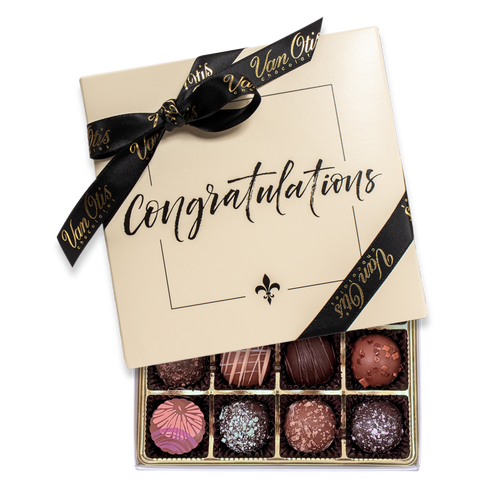 16 Piece Assorted Truffles | Congratulations Gift Box
