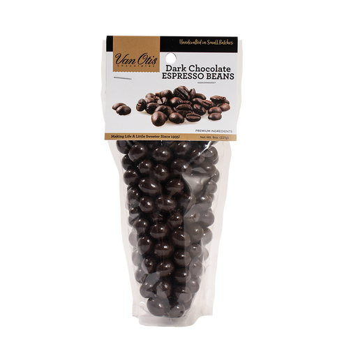 Dark Chocolate Espresso Beans | 8oz Pouch