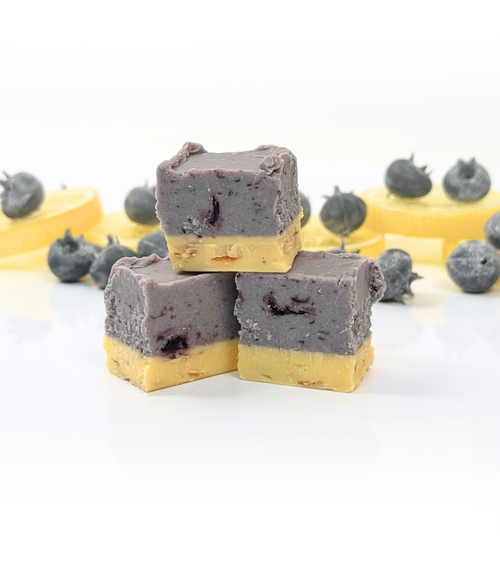 Blueberry Lemon Crisp Swiss Fudge