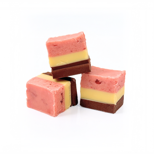 Banana Split Swiss Fudge