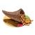 Chocolate Cornucopia with Mixed Nuts