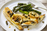 ​Cobia with Lemon Caper Sauce