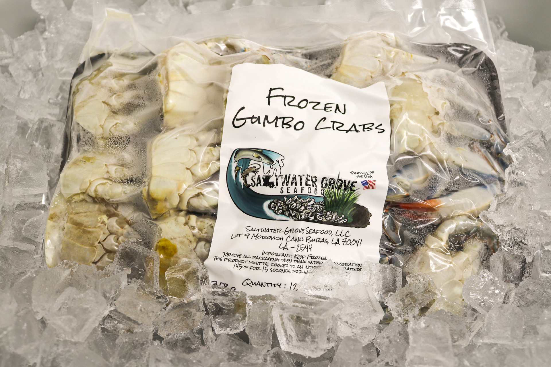 Gumbo Crabs (12 Halves per pack)