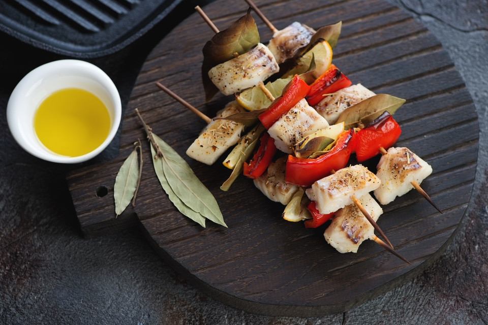 Mediterranean Seafood Skewers