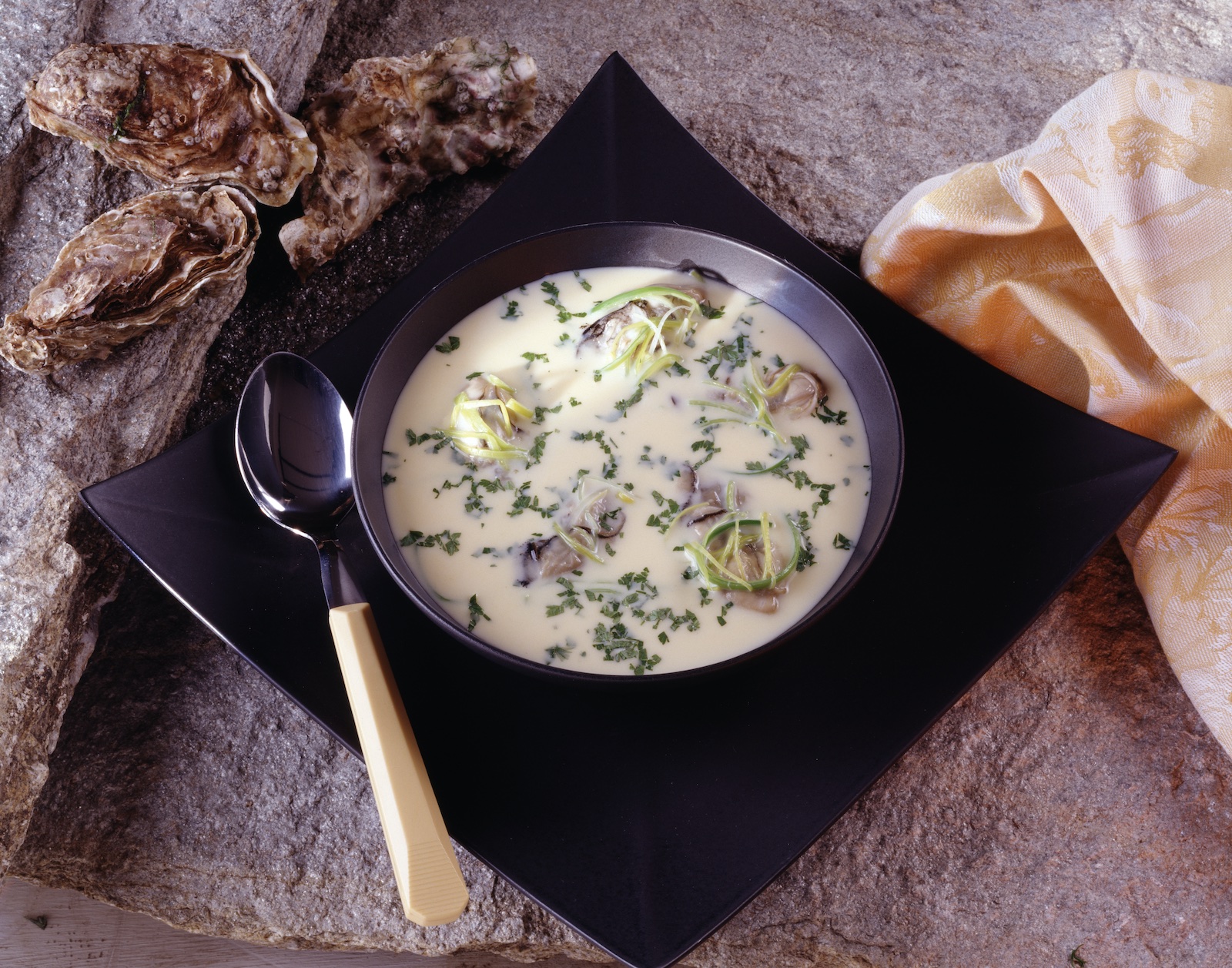 Oysters Rockefeller Soup Saltwater Grove Seafood