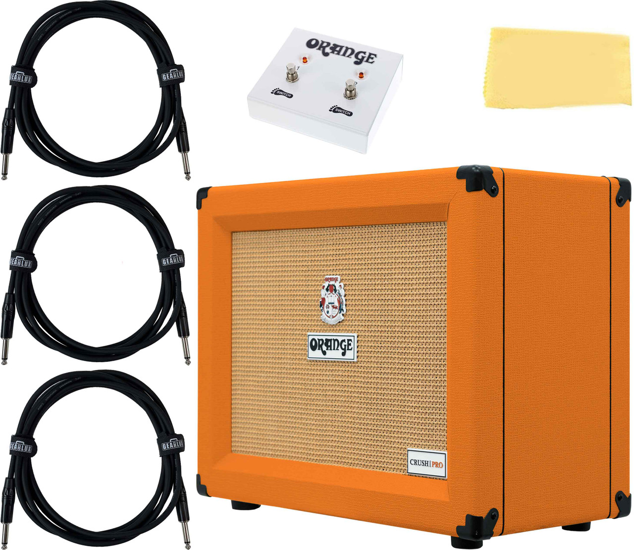 Orange CR60C Crush Pro 60 Guitar Combo Amplifier w/ Orange FS-2 