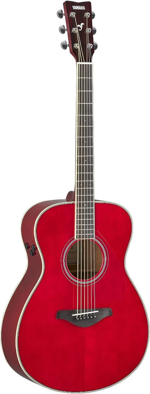 Yamaha FS-TA TransAcoustic Concert Acoustic-Electric Guitar - Ruby Red