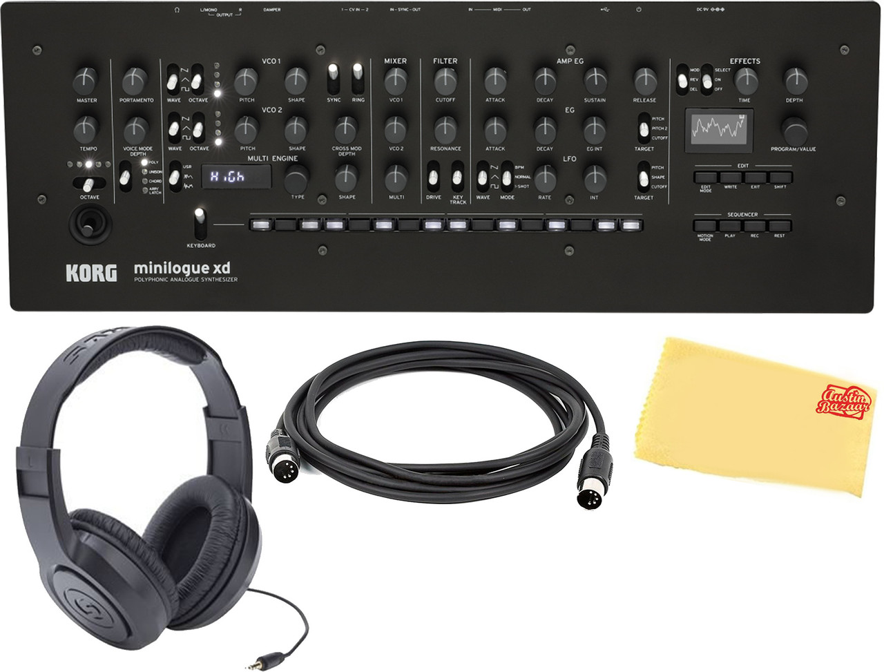 Korg Minilogue XD Module Polyphonic Analog Synthesizer w/ MIDI Cable