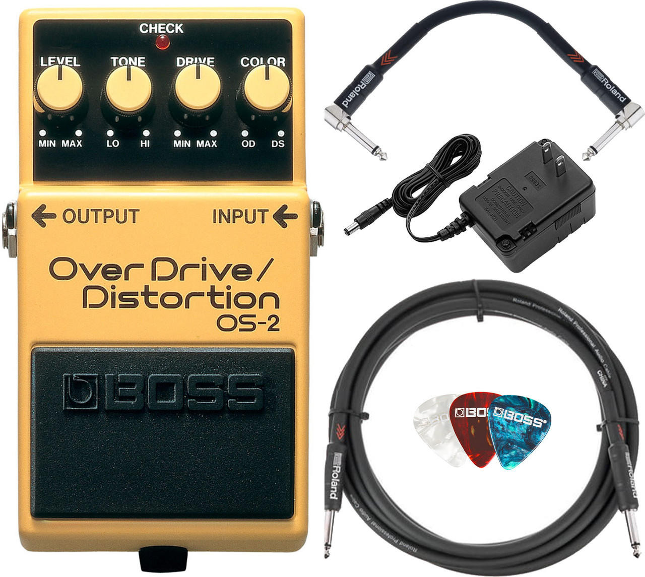 2022年最新春物 OS-2 OverDrive/DistortionとYAMAHAデジタルディレイ