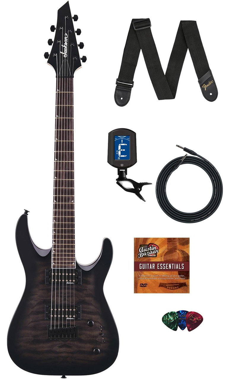 Amazon.com: Jackson JS22-7 Dinky 7-string Electric Guitar