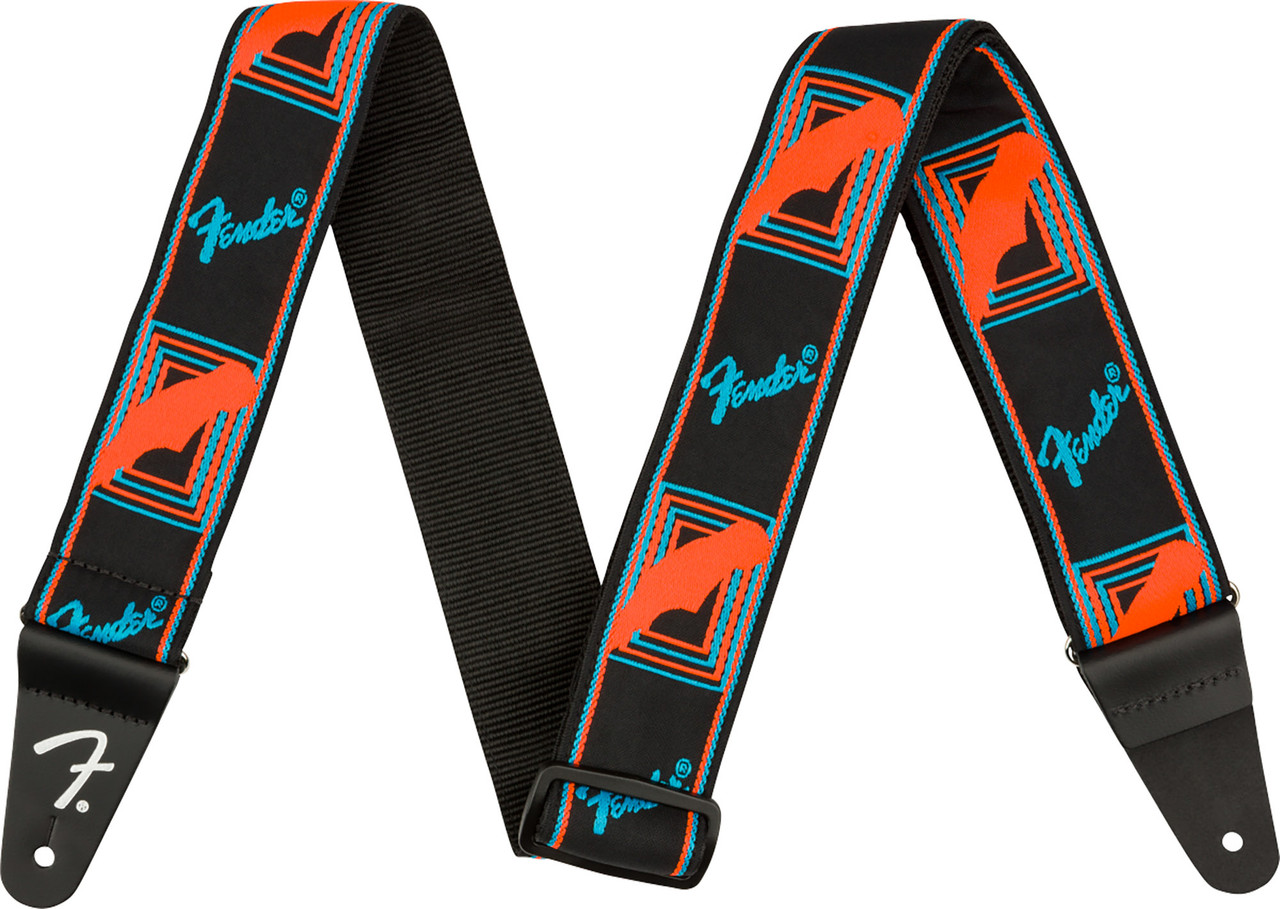 Fender Monogram Strap 2本セット Amazon.com: Fender Monogrammed Guitar Strap, 2in, Red/White