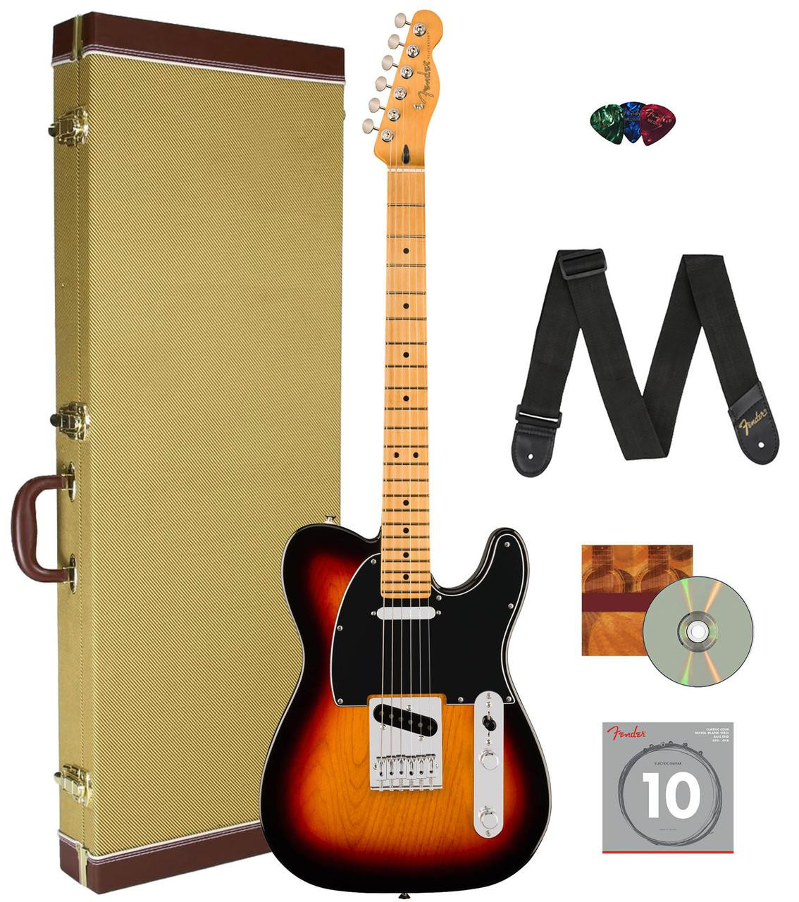 ギター Fender Player Telecaster / 3-coler burst Fender Player II Telecaster - 3-Color Sunburst w/ Hard Case