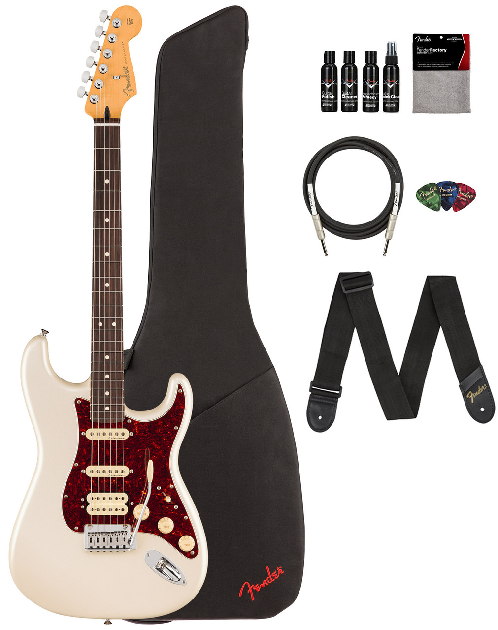 ギター FENDER PlayerPlusStratocasterOlympicPear Fender Player II Modified Stratocaster Olympic Pearl