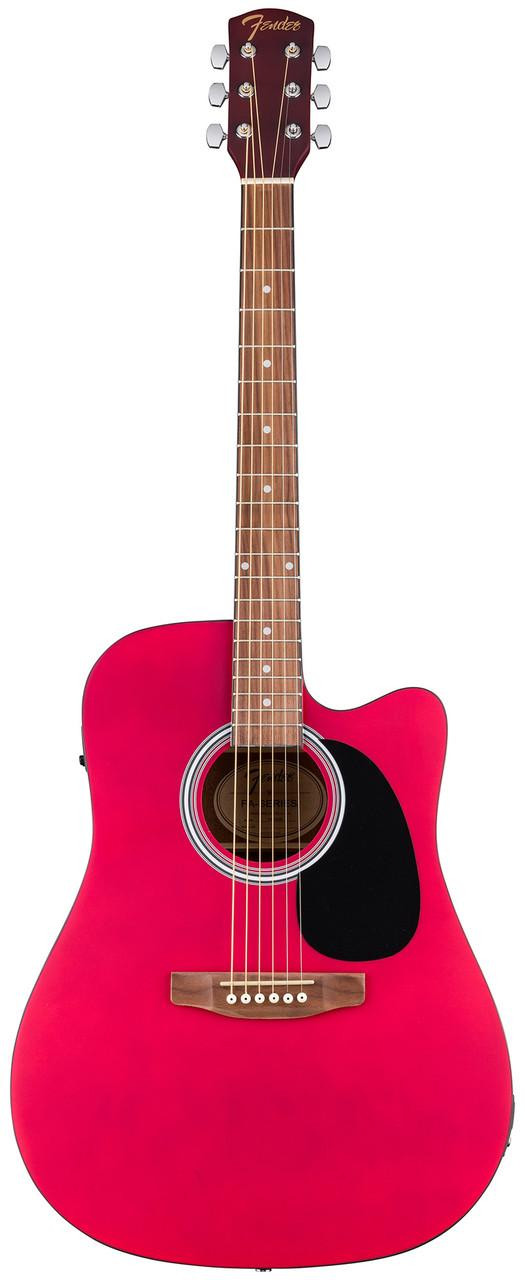 Fender FA Series Dreadnought Acoustic-Electric Guitar - Crimson Red