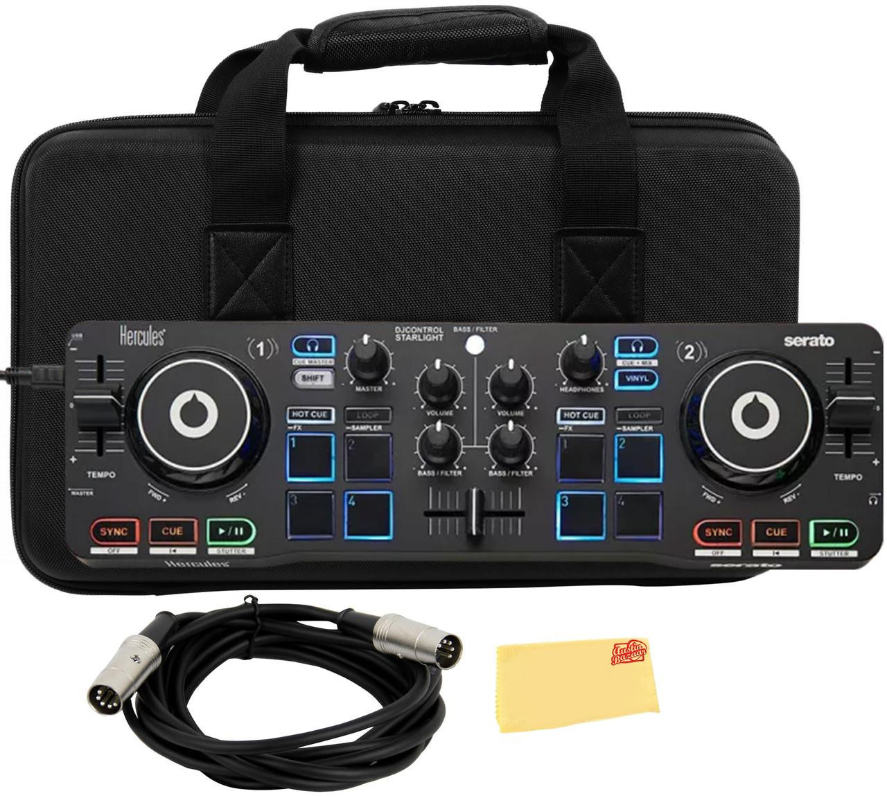 Hercules DJControl Starlight Ultra Portable Compact DJ