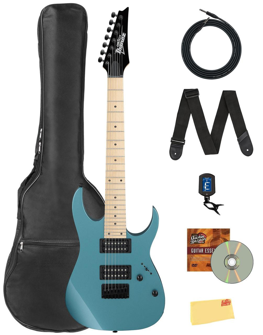 Ibanez GRG7221M RG Gio 7-String Electrc Guitar - Metallic Light