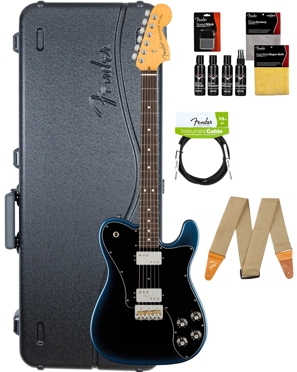 Fender American Professional II Telecaster Deluxe - Dark Night w