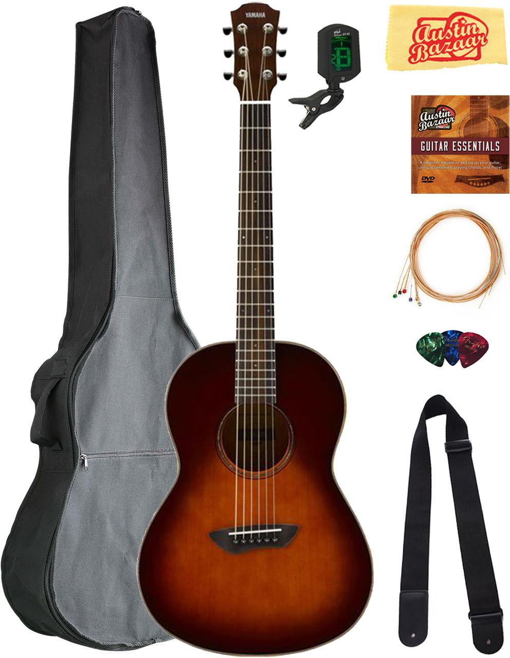 Yamaha CSF3M All-Solid Parlor Acoustic-Electric Guitar - Old