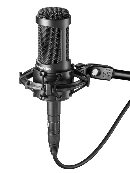 Audio-Technica AT2035 Cardioid Condenser Microphone w/ Pop Filter
