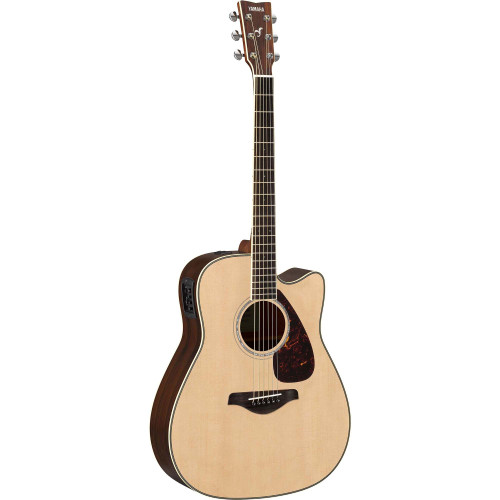 Yamaha FGX830C Solid Top Folk Acoustic-Electric Guitar