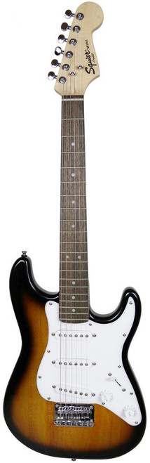 Fender Squier 3/4-Size Kids Mini Strat Electric Guitar - Sunburst