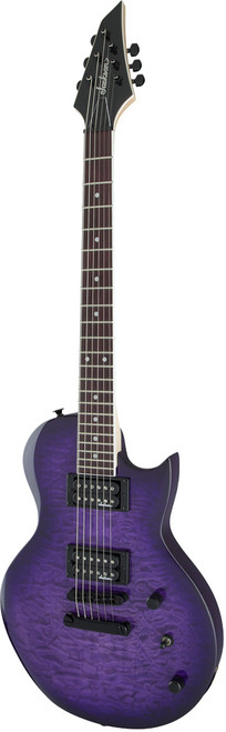 Jackson JS22Q Monarkh SC Electric Guitar - Transparent Purple Burst