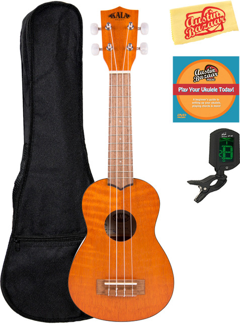 Kala KA-SEM Exotic Mahogany Soprano Ukulele w/ Gig Bag