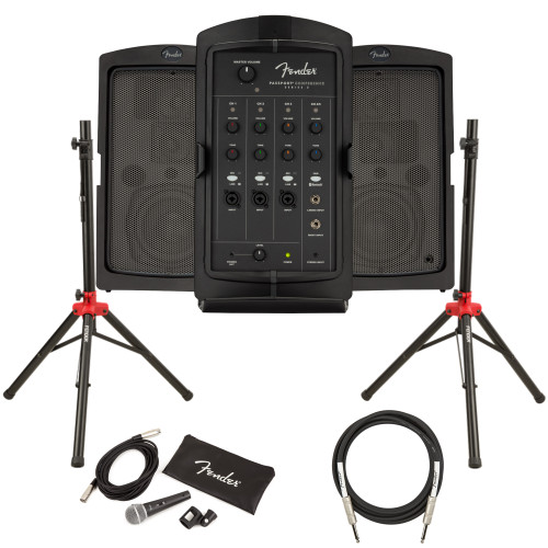 Fender Passport Conference S2 Portable PA System w/ Stands