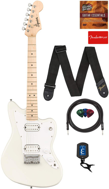 Fender Squier 3/4-Size Kids Mini Jazzmaster HH - Surf Green w/ Cable