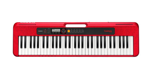 Casio CT-S200 Casiotone 61-Key Keyboard - Red w/ Adjustable Stand