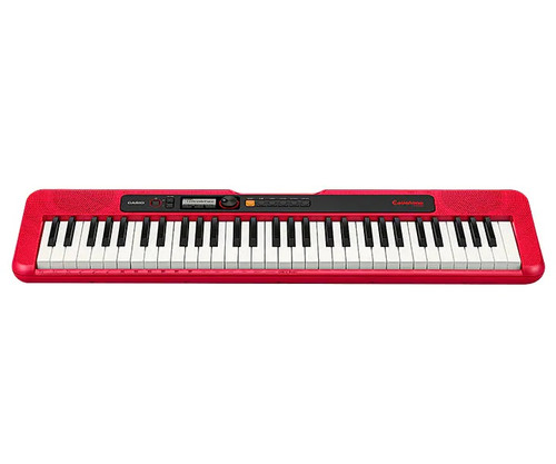 Casio CT-S200 Casiotone 61-Key Keyboard - Red w/ Adjustable Stand