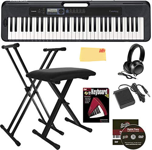 Casio CT-S300 Casiotone 61-Key Keyboard w/ Adjustable Stand
