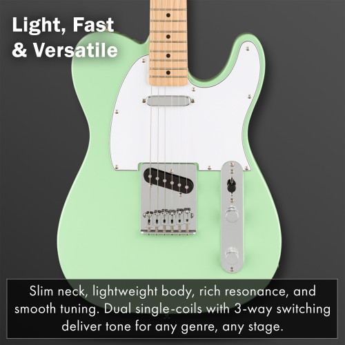 Fender Squier Affinity Telecaster - Surf Green w/ Frontman 10G