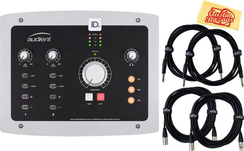 Audient iD14 MkII 10-In 6-Out Audio Interface w/ 4 Cables